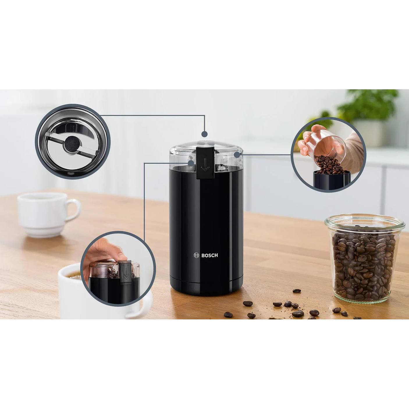 Molinillo de café Negro BOSCH 8