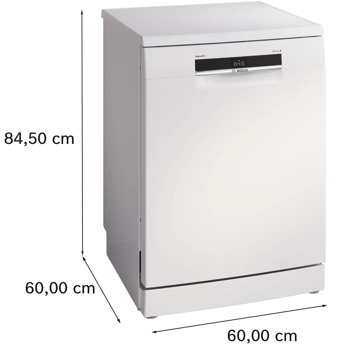 Serie 6 Lavavajillas de libre instalación 60 cm Blanco 14 cubiertos BOSCH 3