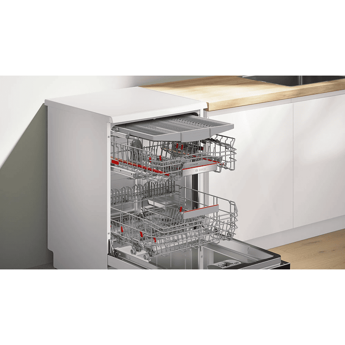 Serie 6 Lavavajillas de libre instalación 60 cm Blanco 14 cubiertos BOSCH 10