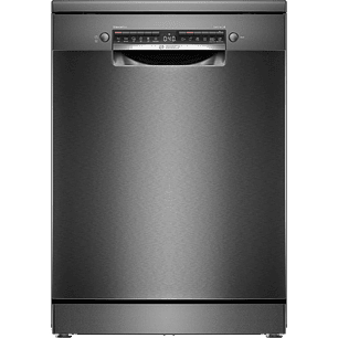 Serie 4 Lavavajillas de libre instalación 60 cm Acero negro antihuellas 12 cubiertos BOSCH