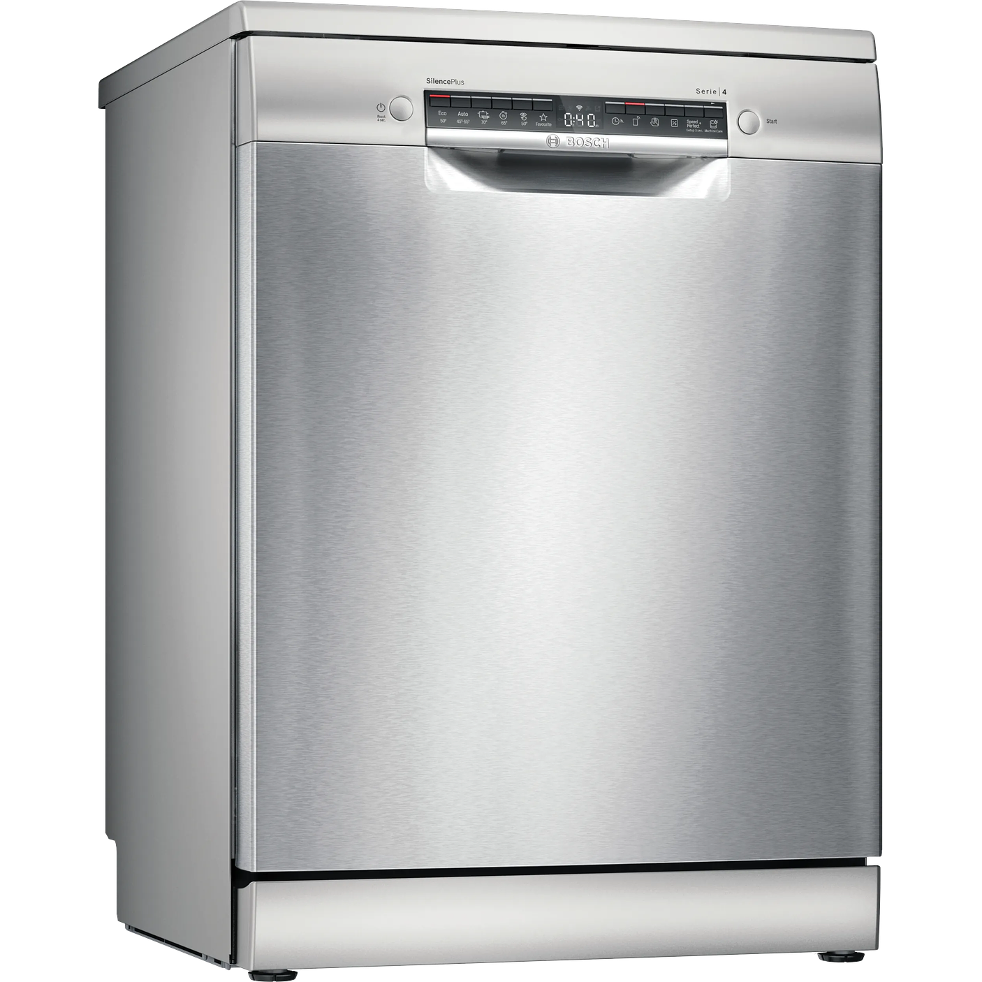 Serie 4 Lavavajillas de libre instalación 60 cm Acero antihuellas 13 cubiertos BOSCH 1
