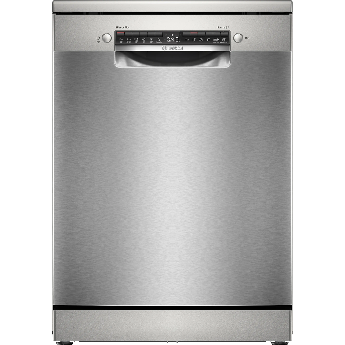 Serie 4 Lavavajillas de libre instalación 60 cm Acero antihuellas 13 cubiertos BOSCH 1