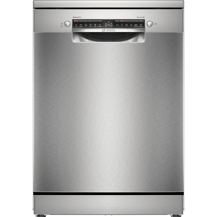 Serie 4 Lavavajillas de libre instalación 60 cm Acero antihuellas 13 cubiertos BOSCH 1