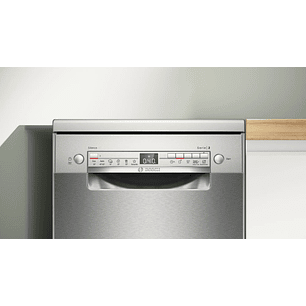 Serie 2 Lavavajillas de libre instalación 45 cm Acero antihuellas 10 cubiertos BOSCH
