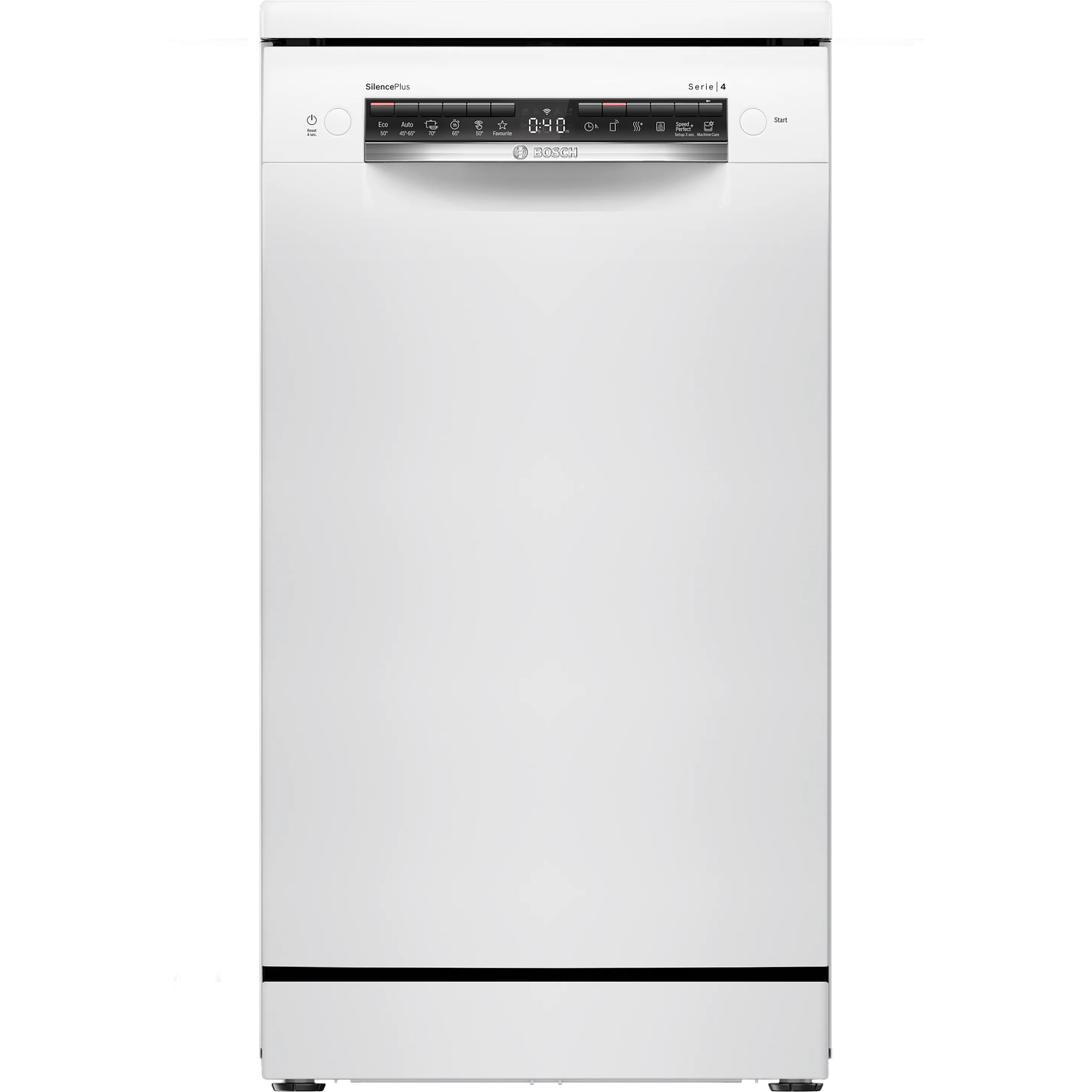 Serie 4 Lavavajillas de libre instalación 45 cm Blanco 10 cubiertos BOSCH 1