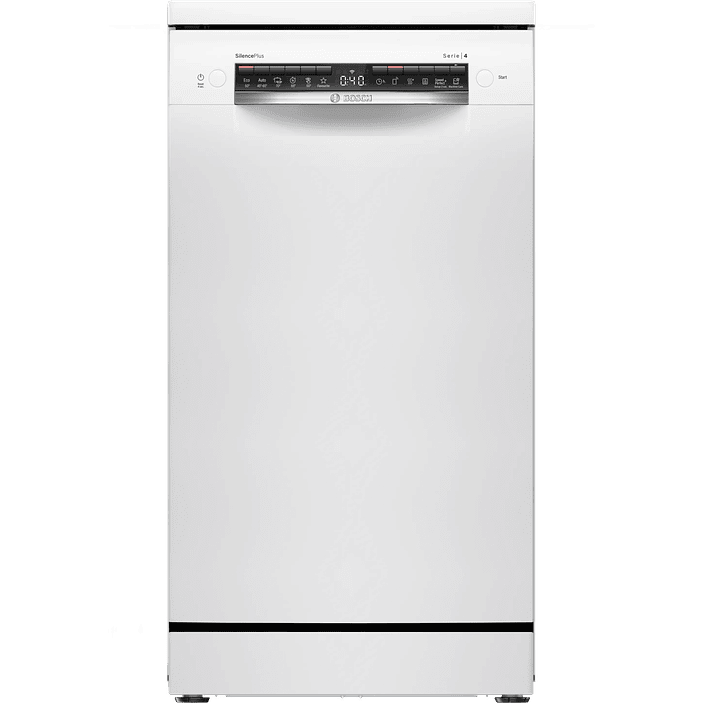 Serie 4 Lavavajillas de libre instalación 45 cm Blanco 10 cubiertos BOSCH 1