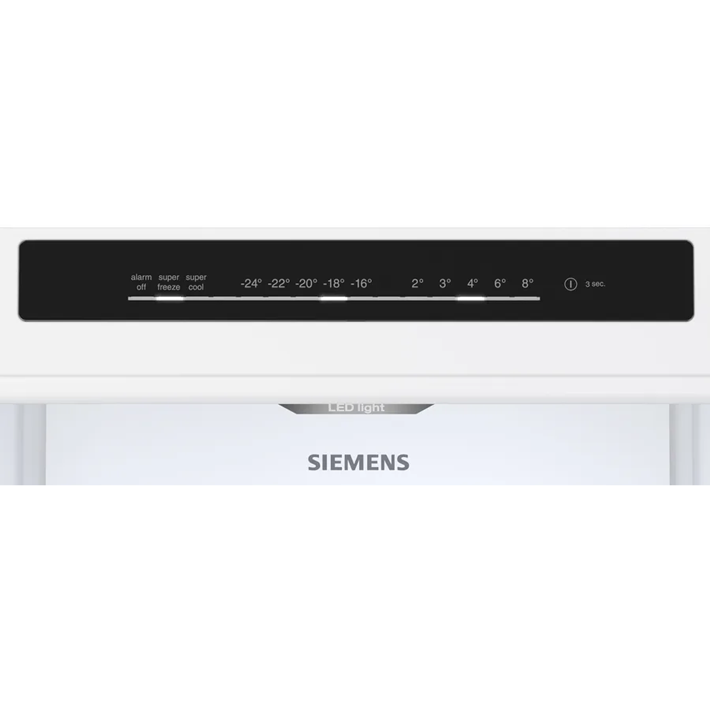 iQ300 SIEMENS Frigorífico combinado de libre instalación 186 x 60 cm Acero antihuellas, Total noFrost 3