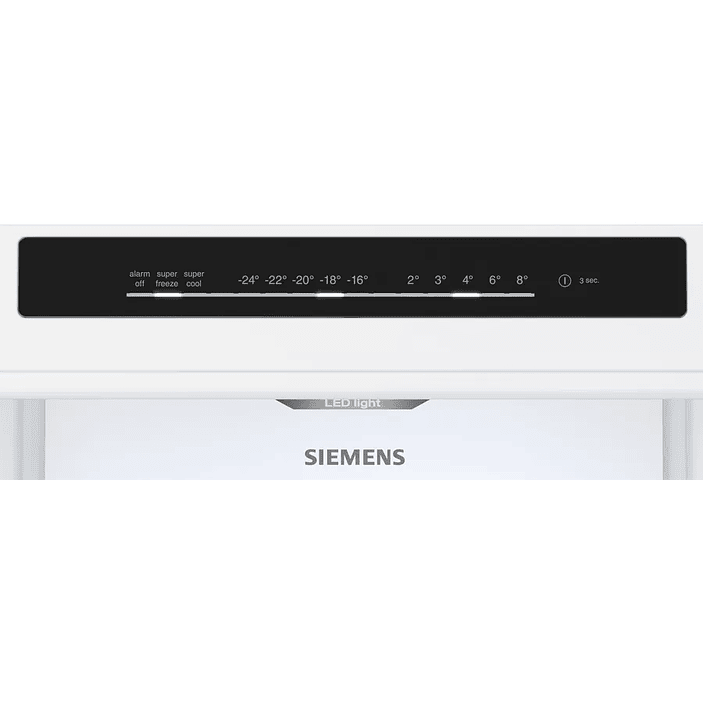 iQ300 SIEMENS Frigorífico combinado de libre instalación 186 x 60 cm Acero antihuellas, Total noFrost 3