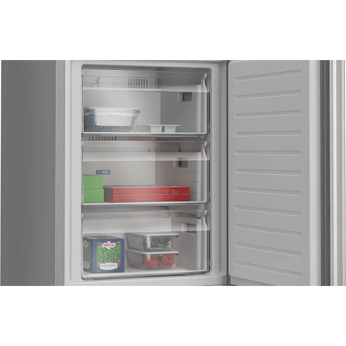 iQ300  SIEMENS Frigorífico combinado de libre instalación 203 x 60 cm Acero antihuellas, Total noFrost 4