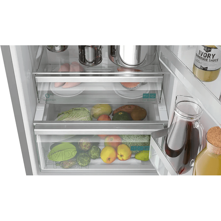 iQ300  SIEMENS Frigorífico combinado de libre instalación 203 x 60 cm Acero antihuellas, Total noFrost 5