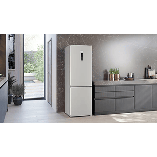 iQ300 SIEMENS Frigorífico combinado de libre instalación 186 x 60 cm Acero antihuellas, Total noFrost