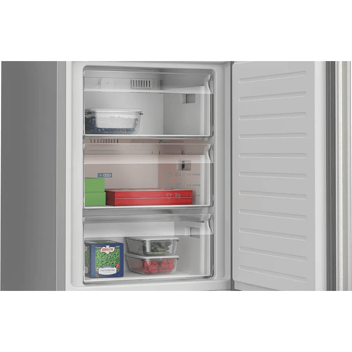 iQ300 SIEMENS Frigorífico combinado de libre instalación 186 x 60 cm Acero antihuellas, Total noFrost 6