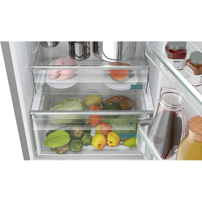 iQ300 SIEMENS Frigorífico combinado de libre instalación 186 x 60 cm Acero antihuellas, Total noFrost 8