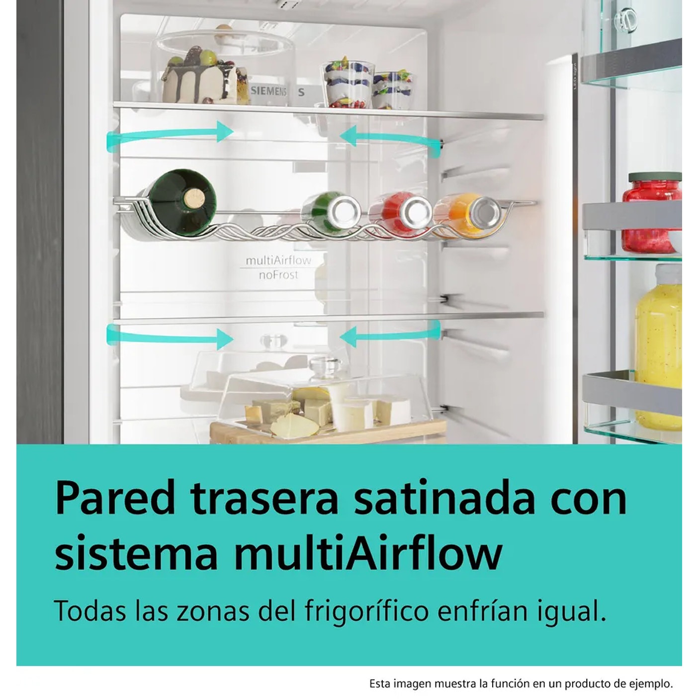 iQ300 SIEMENS Frigorífico combinado de libre instalación 186 x 60 cm Acero antihuellas, Total noFrost 9