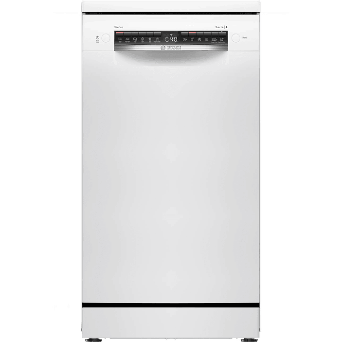 Serie 4 Lavavajillas de libre instalación 45 cm Blanco 10 cubiertos BOSCH 1
