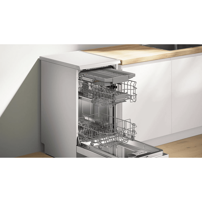 Serie 4 Lavavajillas de libre instalación 45 cm Blanco 10 cubiertos BOSCH 5