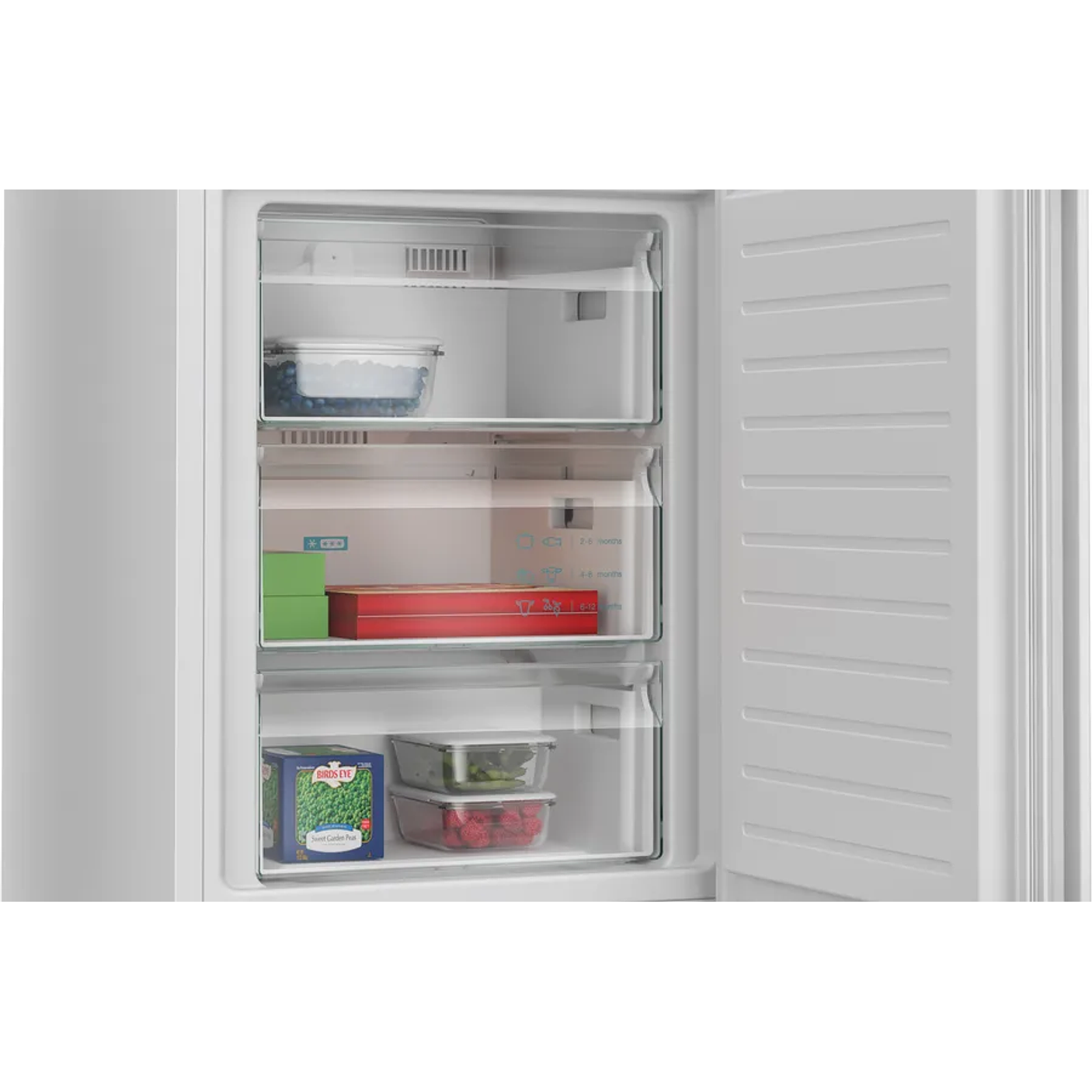 iQ300 SIEMENS Frigorífico combinado de libre instalación 186 x 60 cm Blanco, Total noFrost 6