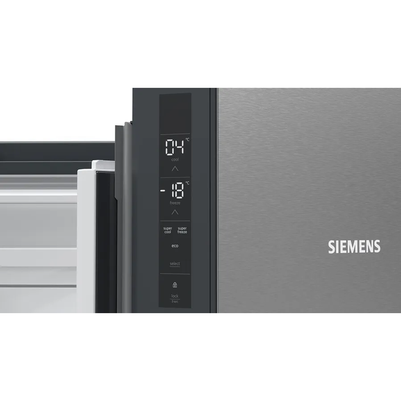 iQ300 SIEMENS Multipuerta 183 x 90.5 cm Acero antihuellas, Total noFrost 5