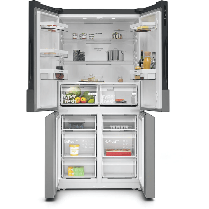 iQ300 SIEMENS Multipuerta 183 x 90.5 cm Acero antihuellas, Total noFrost 2