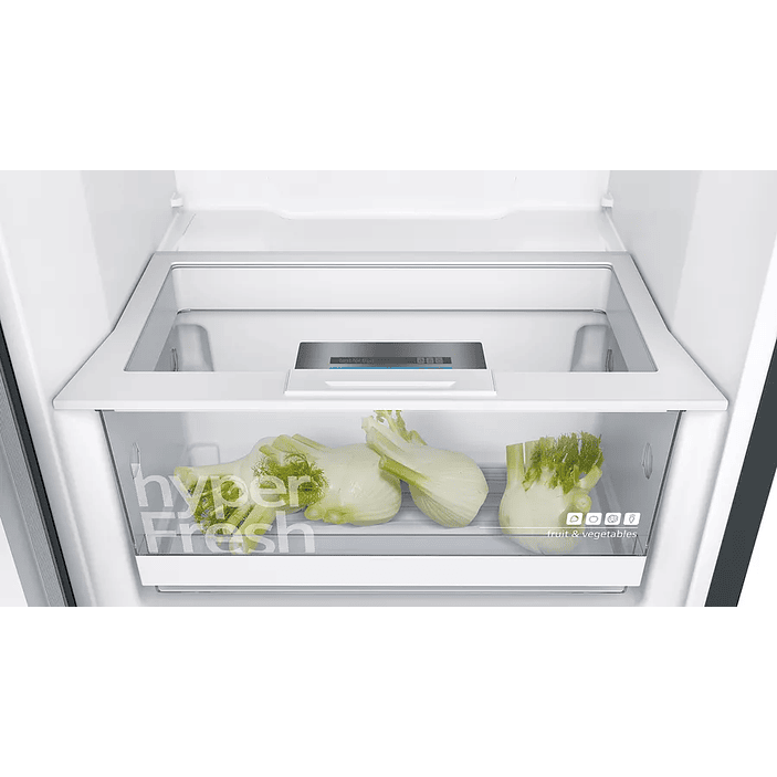 iQ300 SIEMENS Frigorífico de libre instalación 186 x 60 cm Acero negro antihuellas 5