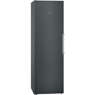 iQ300 SIEMENS Frigorífico de libre instalación 186 x 60 cm Acero negro antihuellas