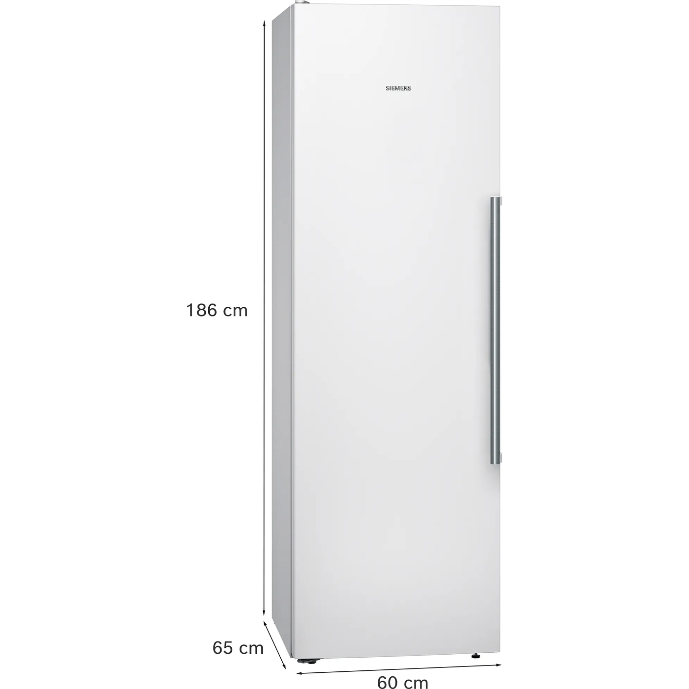 iQ500 SIEMENS Frigorífico de libre instalación 186 x 60 cm Blanco 2