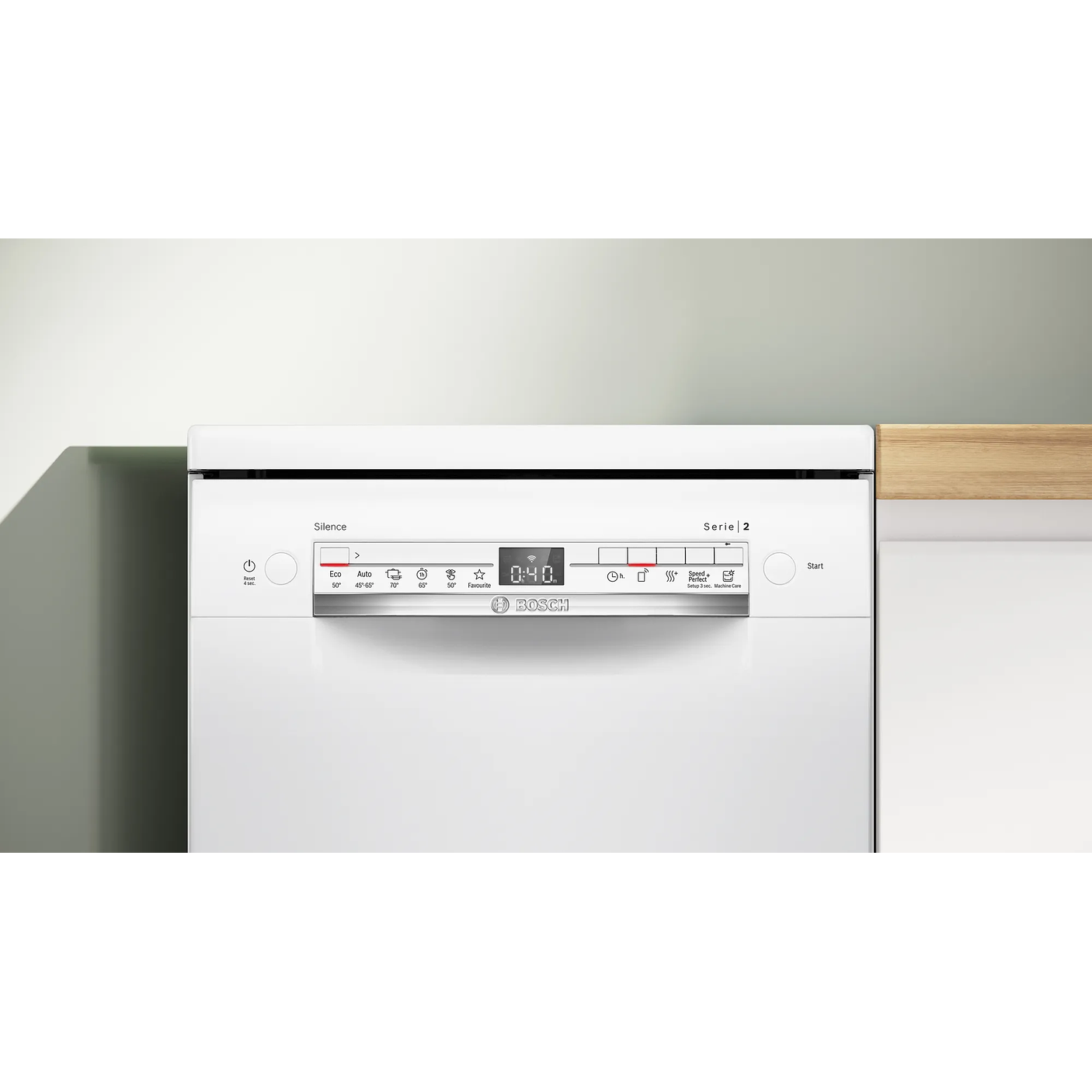 Serie 2 Lavavajillas de libre instalación 45 cm Blanco 10 cubiertos BOSCH 2