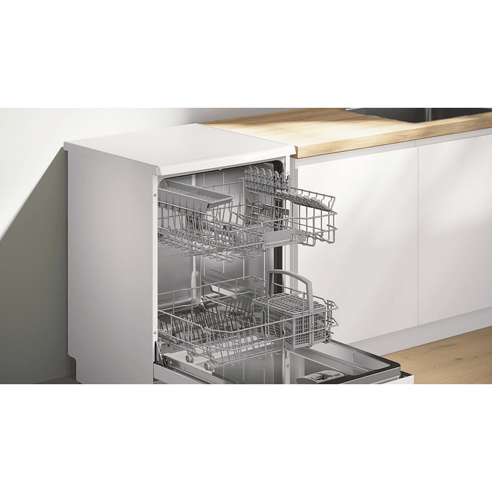 Serie 4 Lavavajillas de libre instalación 60 cm Blanco 13 cubiertos BOSCH 6