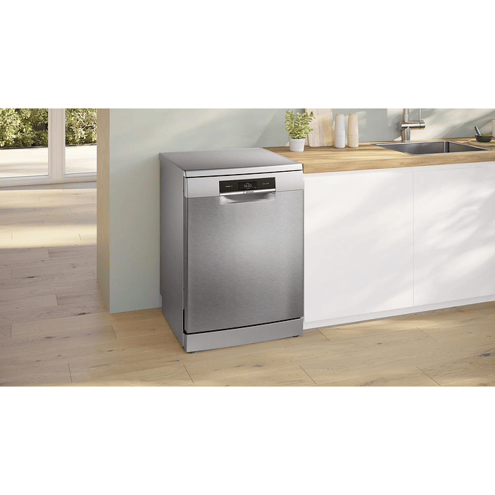 Serie 8 Lavavajillas de libre instalación 60 cm Acero antihuellas 14 cubiertos BOSCH 4