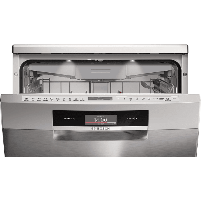 Serie 8 Lavavajillas de libre instalación 60 cm Acero antihuellas 14 cubiertos BOSCH 5