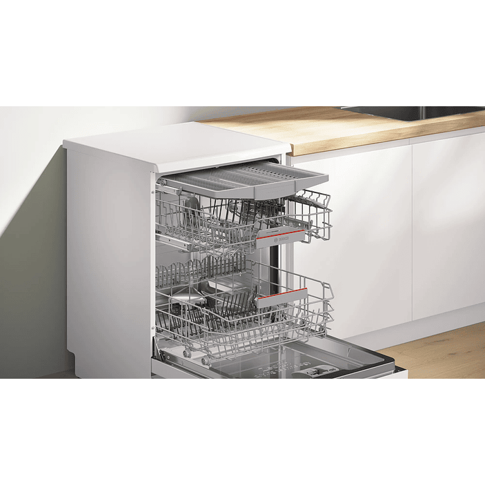 Serie 6 Lavavajillas de libre instalación 60 cm Blanco 14 cubiertos BOSCH 4