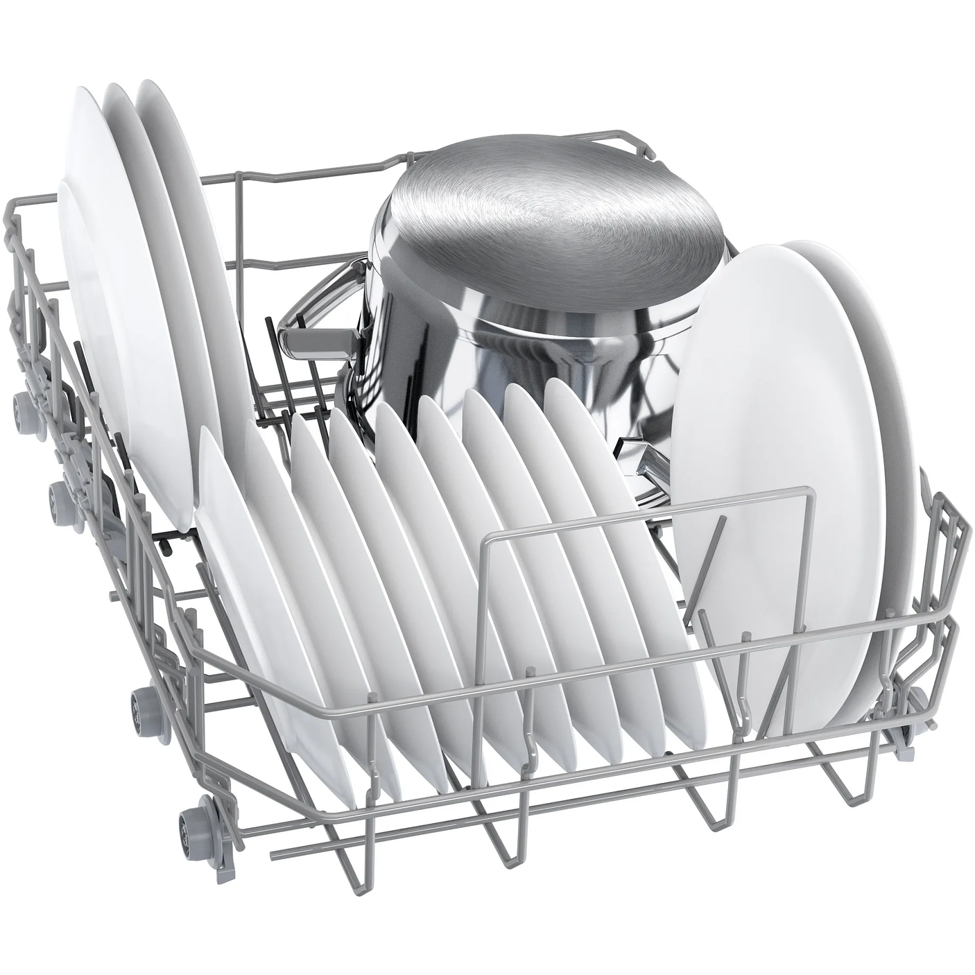 Serie 4 Lavavajillas de libre instalación 45 cm Acero antihuellas 10 cubiertos BOSCH 4