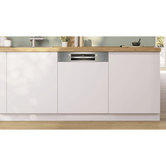 Serie 4 Lavavajillas integrable 60 cm Acero cepillado 13 cubiertos BOSCH 11