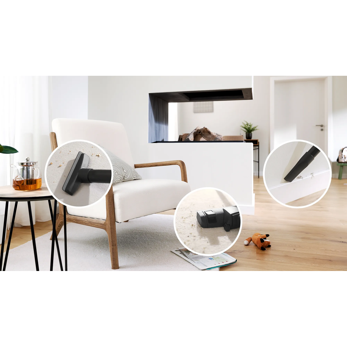 Serie 4 Aspirador con bolsa ProAnimal Rojo BOSCH 3