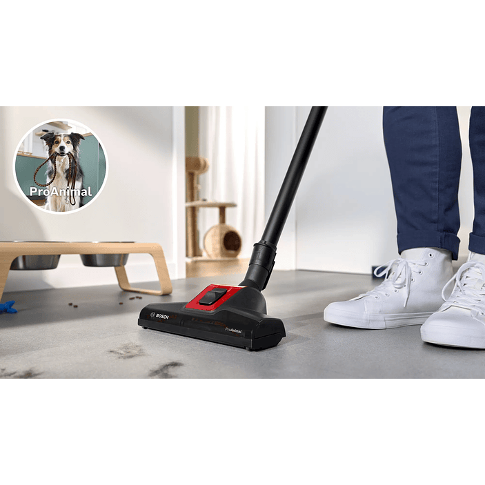 Serie 4 Aspirador con bolsa ProAnimal Rojo BOSCH 5