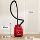 Serie 4 Aspirador con bolsa ProAnimal Rojo BOSCH - Miniatura 8