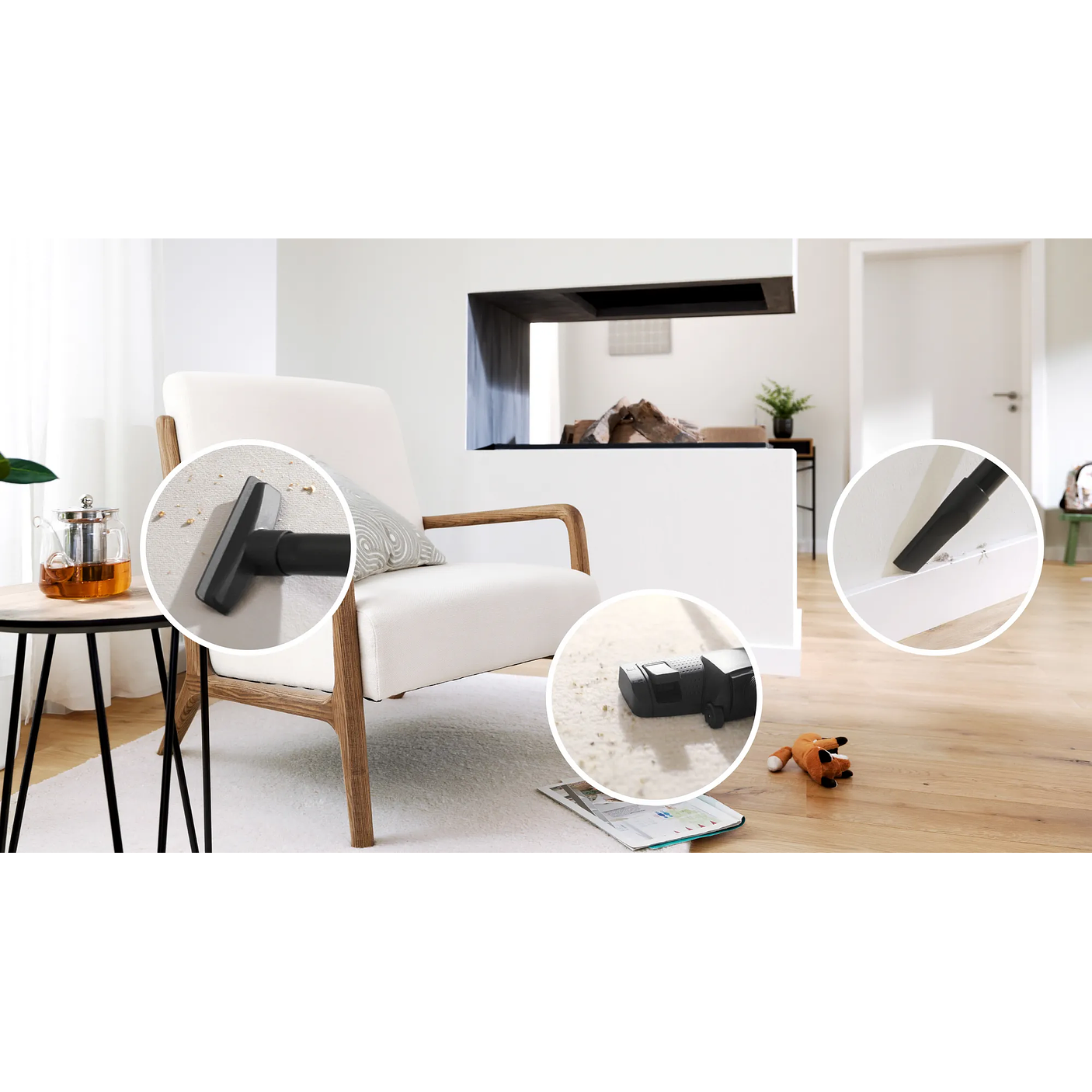 Serie 4 Aspirador con bolsa ProAnimal Rojo con Filtro Higiénico Lavable BOSCH 11