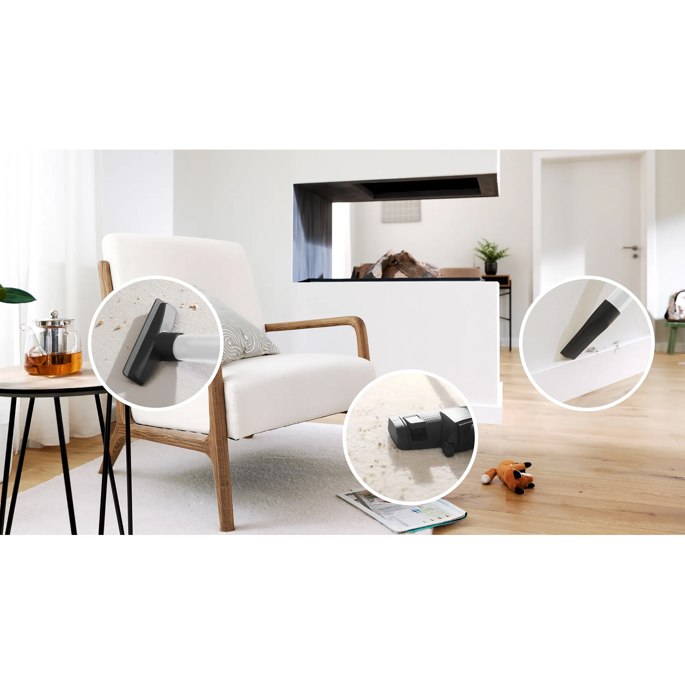 Serie 4 Aspirador con bolsa ProHygienic Blanco BOSCH 4