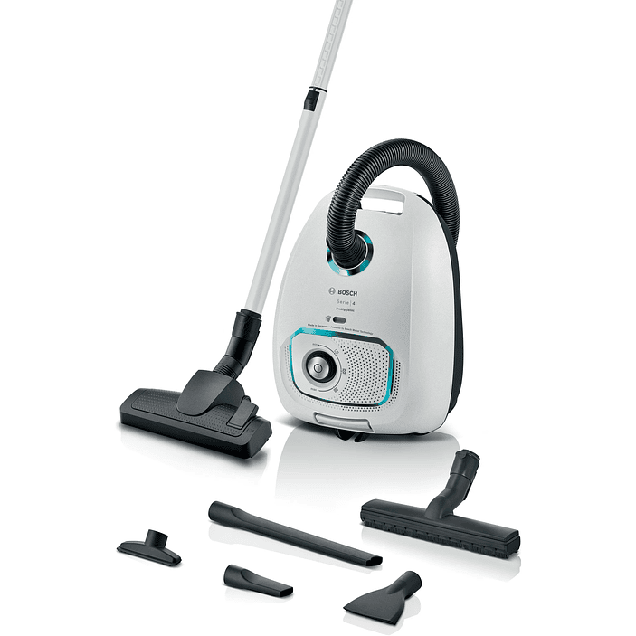 Serie 4 Aspirador con bolsa ProHygienic Blanco BOSCH 1