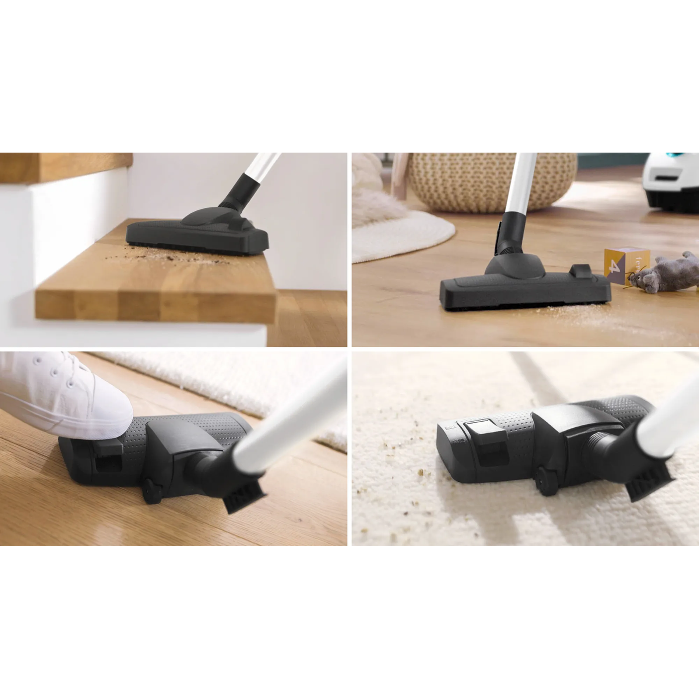 Serie 4 Aspirador con bolsa ProHygienic Blanco BOSCH 17