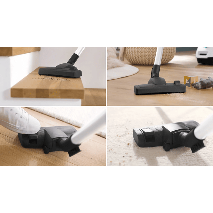 Serie 4 Aspirador con bolsa ProHygienic Blanco BOSCH 17