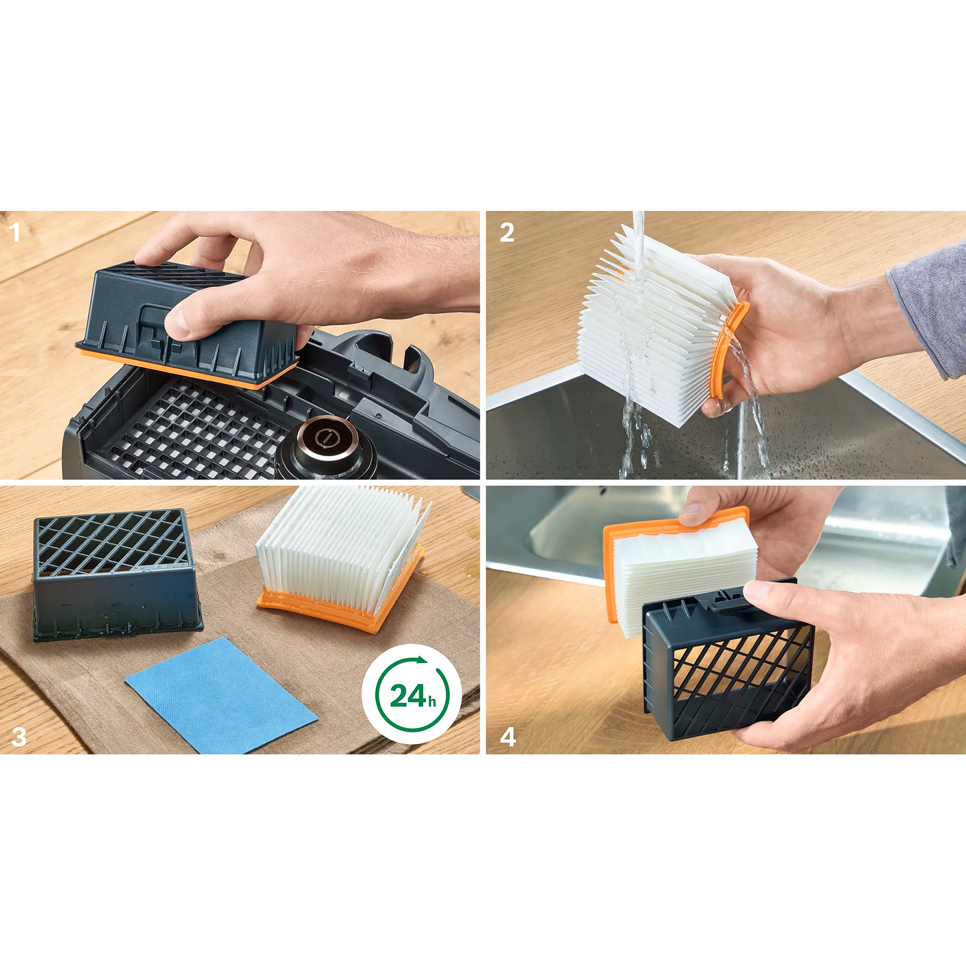 Serie 4 Aspirador con bolsa ProHygienic Blanco BOSCH 19