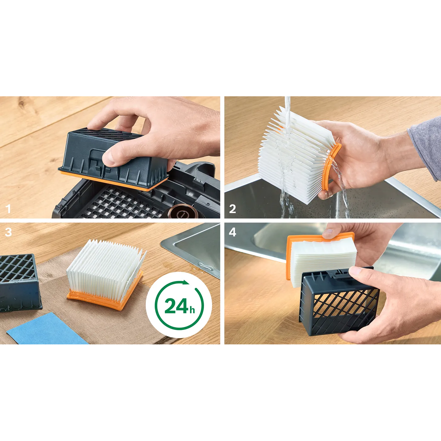 Serie 6 Aspirador con bolsa ProSilence Blanco BOSCH 18