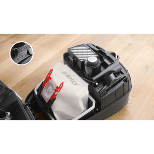 Serie 4 Aspirador con bolsa ProHygienic Blanco BOSCH