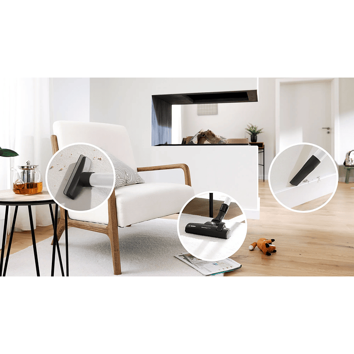 Serie 4 Aspirador con bolsa ProHygienic Blanco BOSCH 3