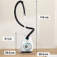 Serie 4 Aspirador con bolsa ProHygienic Blanco BOSCH - Miniatura 6