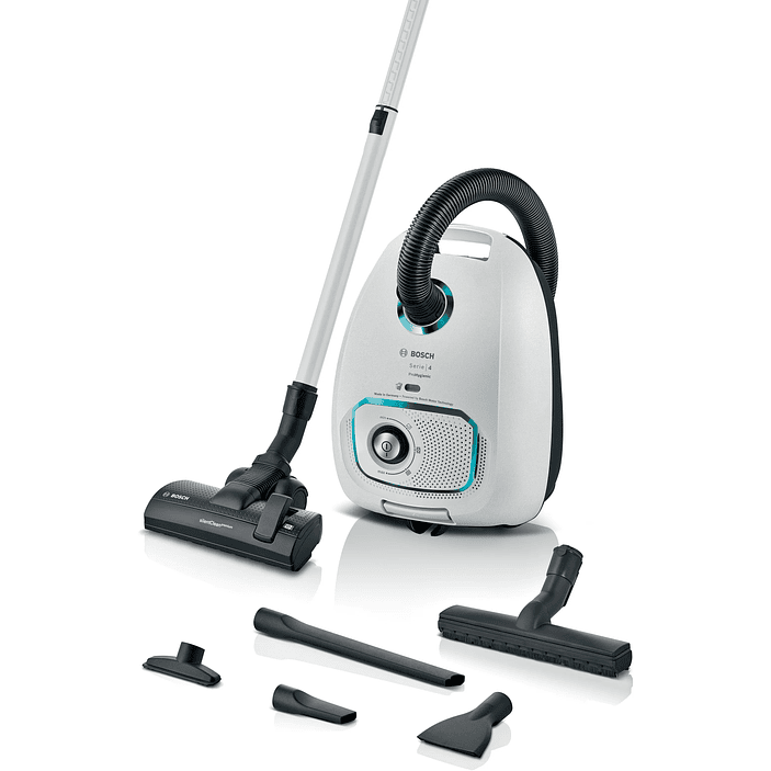 Serie 4 Aspirador con bolsa ProHygienic Blanco BOSCH 1