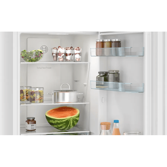 Serie 2 Frigorífico combinado de libre instalación 175.4 x 61.4 cm Blanco, Total NoFrost. BOSCH 2