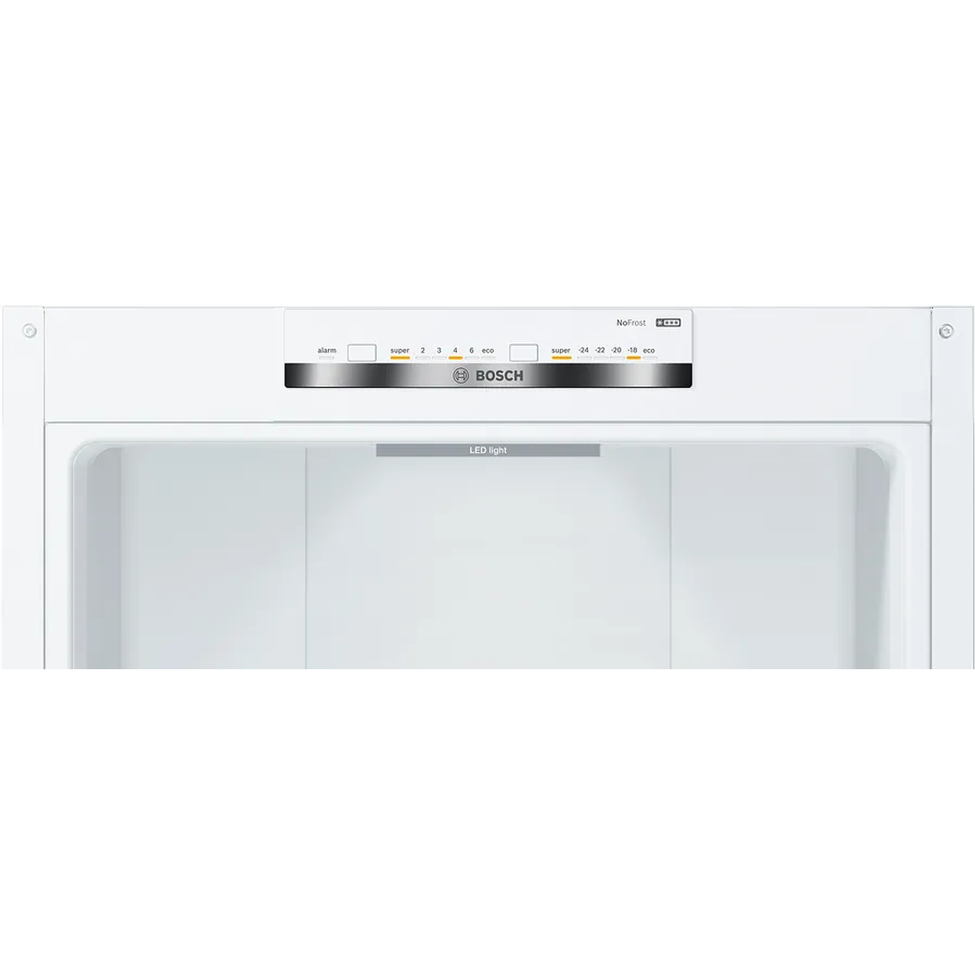 Serie 4 Frigorífico combinado de libre instalación 203 x 60 cm Blanco, Total NoFrost BOSCH 4