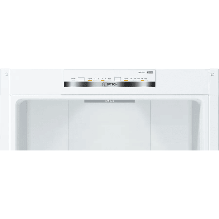 Serie 4 Frigorífico combinado de libre instalación 203 x 60 cm Blanco, Total NoFrost BOSCH 4